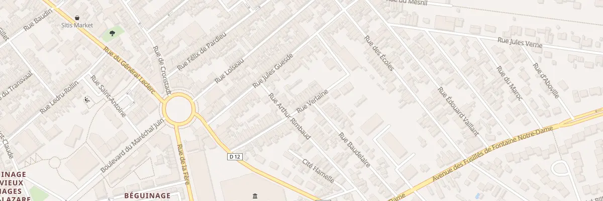 Plan du 39 Rue Verlaine à Saint-Quentin