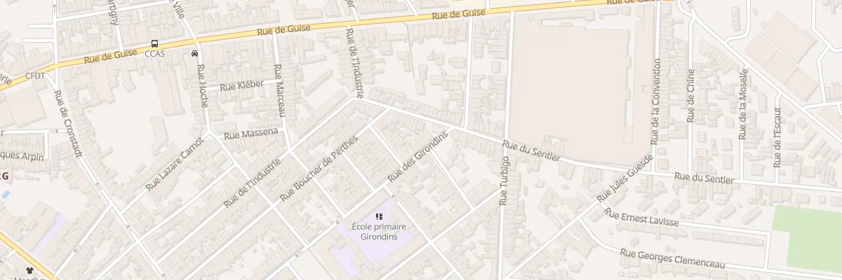 Plan du 79 Rue des Girondins à Saint-Quentin