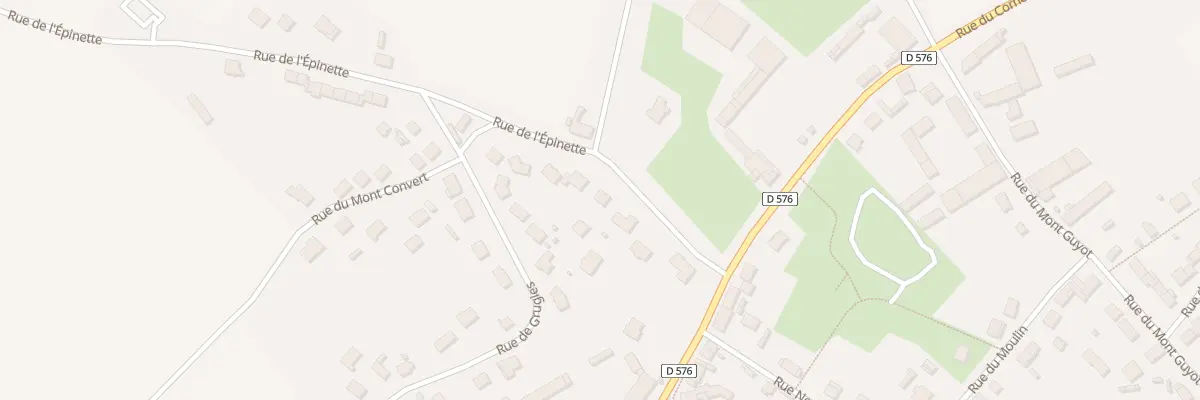Plan du 113 Rue de l’Epinette à Urvillers