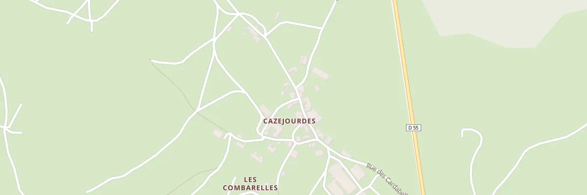 Plan du 5076 Cazejourdes à La Couvertoirade