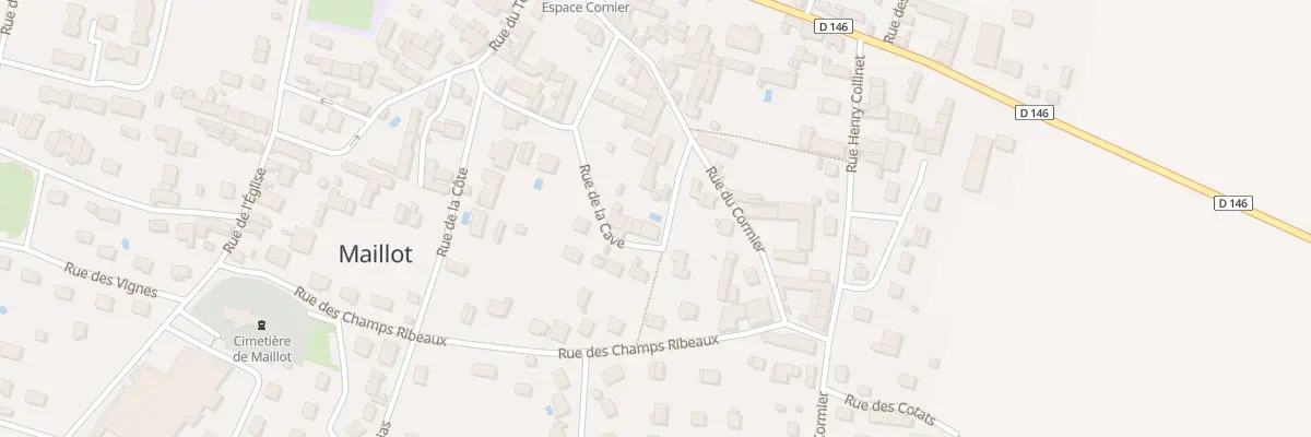 Plan du 2 Rue de la Cave à Maillot