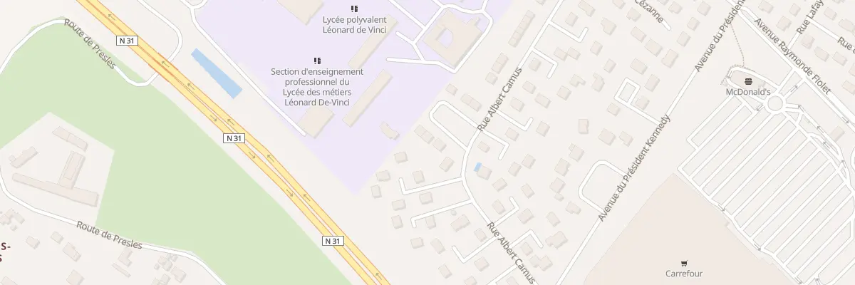 Plan du 45 Rue Albert Camus à Soissons
