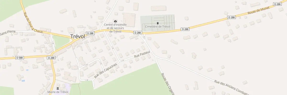 Plan du 16 Rue Pasteur à Trévol