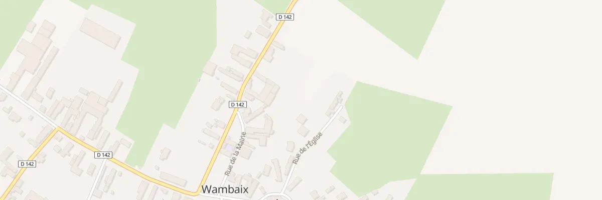 Plan du 6 Rue de la Mairie à Wambaix