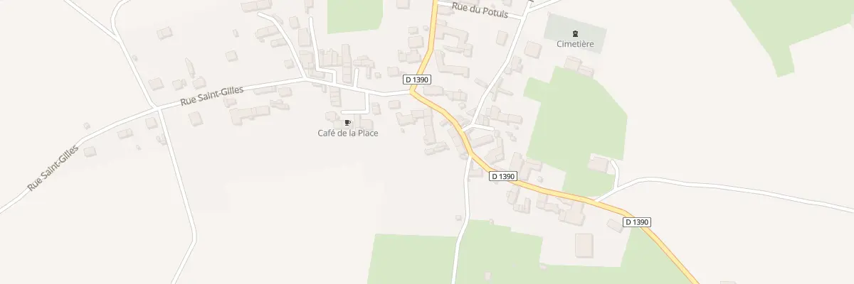 Plan du 9 Rue de la 73e Div d’Infanterie à Bouresches