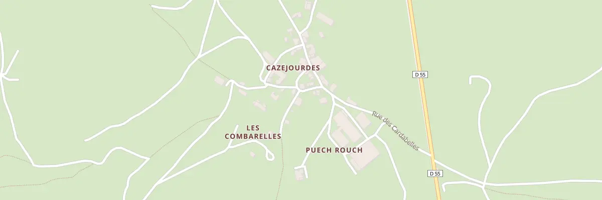 Plan du 5157 Cazejourdes à La Couvertoirade