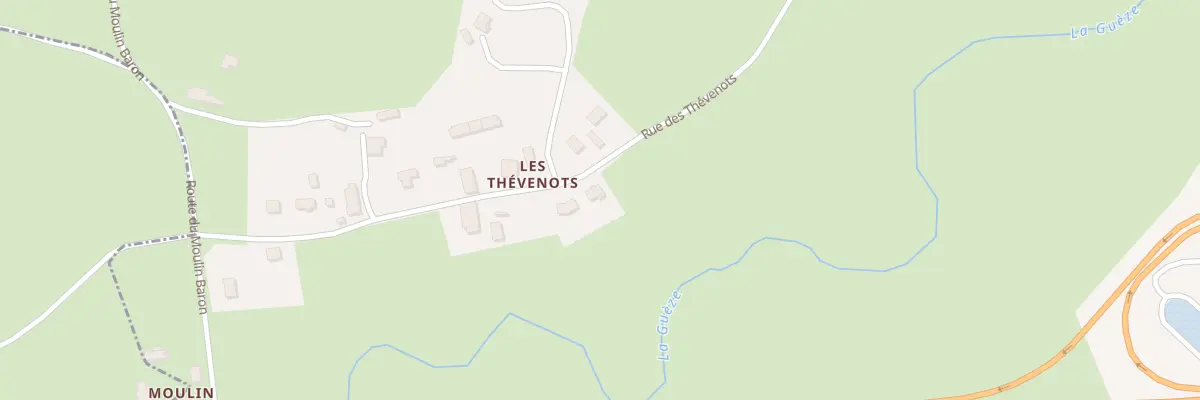 Plan du 370 Rue des Thévenots à Chemilly