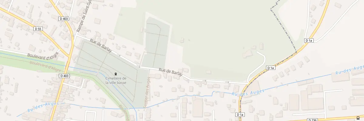 Plan du 21 Rue de Barlay à Provins