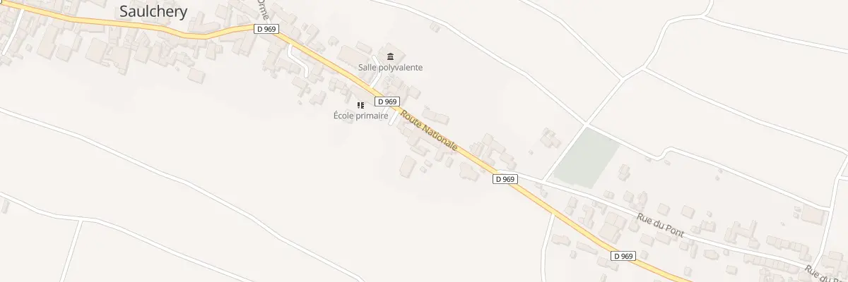 Plan du 119 Rte Nationale à Saulchery