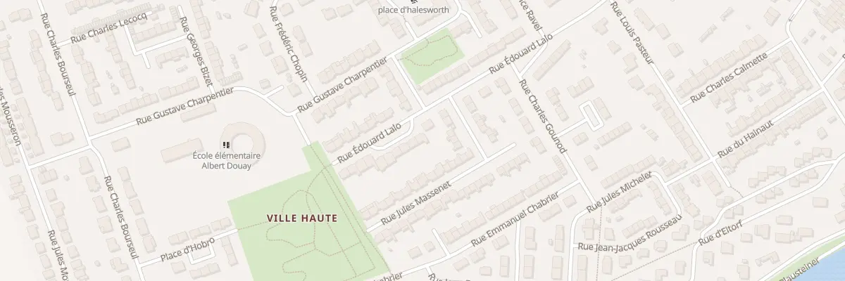 Plan du 445 Rue Edouard Lalo à Bouchain