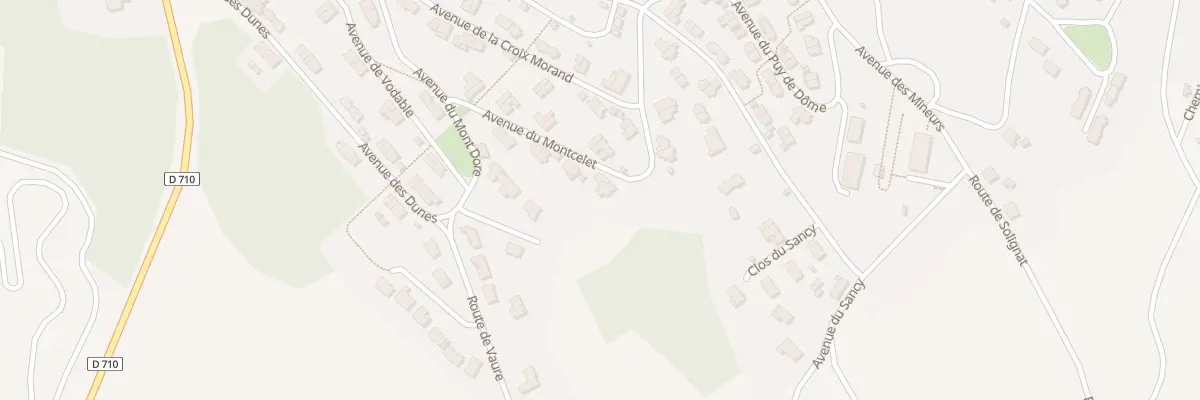 Plan du 16 Av du Montcelet (La Combelle) à Auzat-la-Combelle