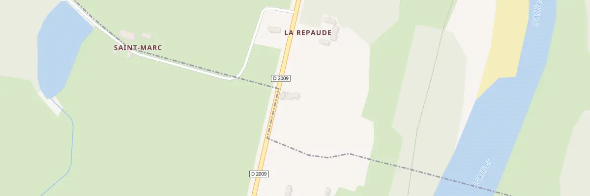 Plan du 13 Rte de Saint-Pourçain à Châtel-de-Neuvre