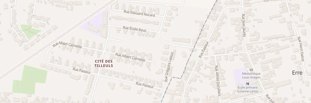 Plan du 43 Rue Albert Calmette à Fenain