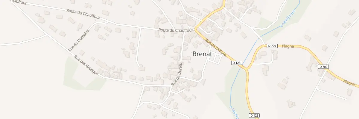 Plan du 6 Rue de Durette à Brenat