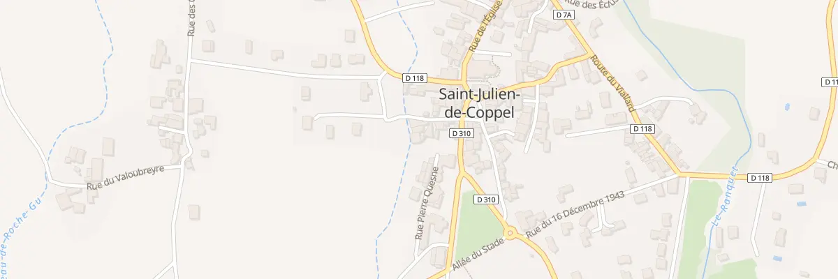 Plan du 5027 Rue du Fournil St Julien à Saint-Julien-de-Coppel