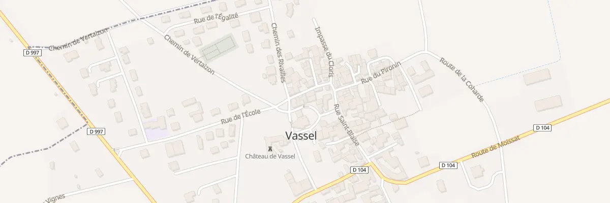 Plan du 12 Pl de la Mairie à Vassel