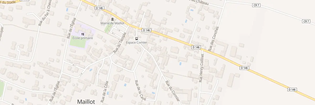 Plan du 9 Rue du Cormier à Maillot