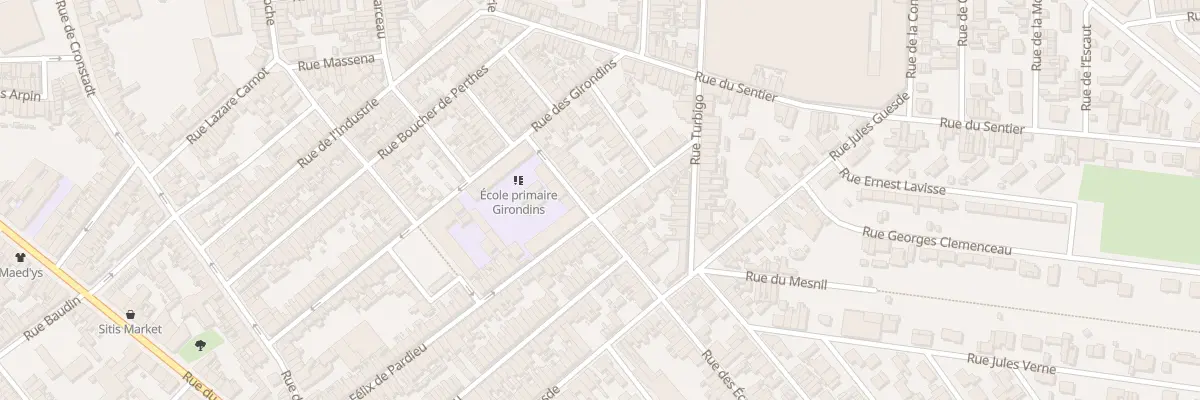 Plan du 15B Rue des Ecoles à Saint-Quentin
