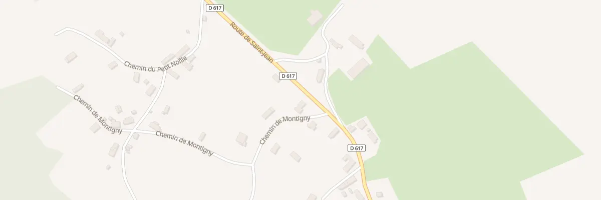 Plan du 2 Che de Montigny à Montigny-aux-Amognes