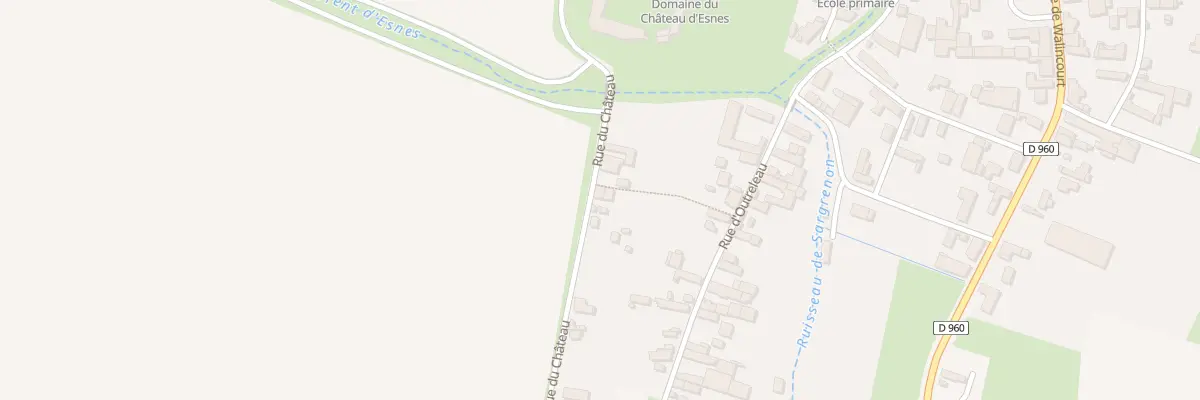 Plan du 6 Rue du Château à Esnes