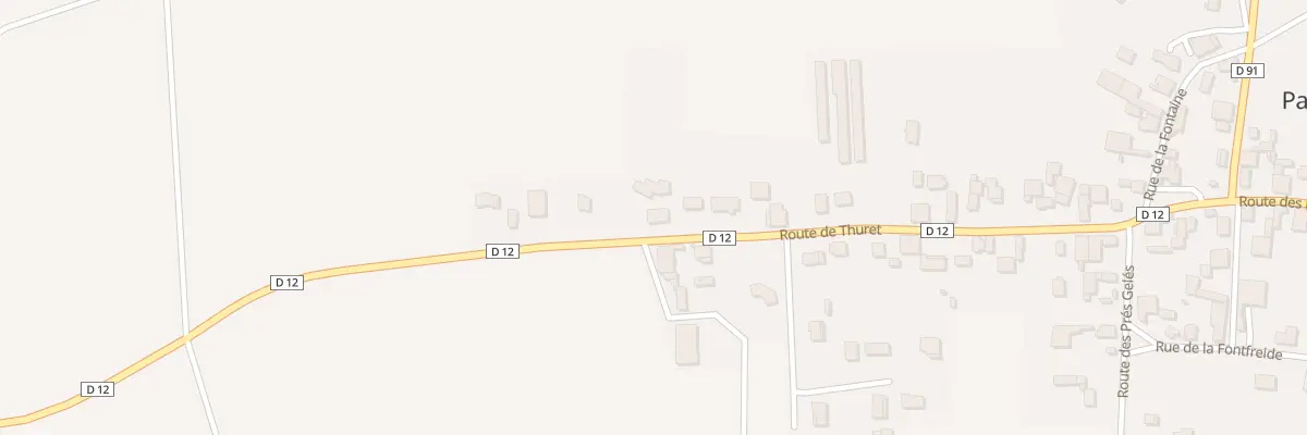 Plan du 26 Rte de Thuret - Pagnant à Saint-André-le-Coq