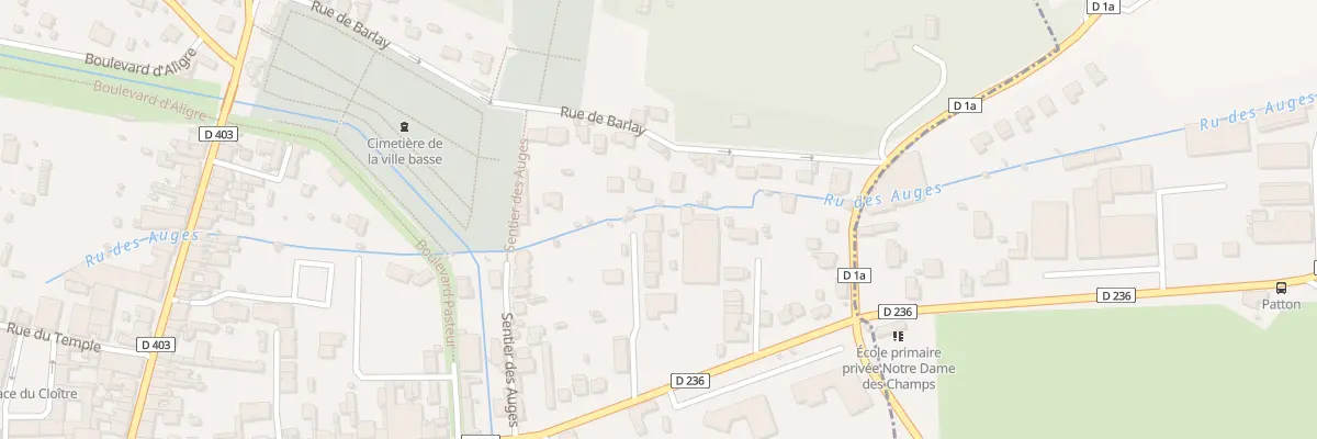 Plan du 13D Av de la Liberation à Provins