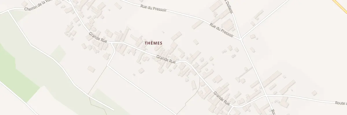 Plan du 38 Gr Grande Rue de Themes à Cézy