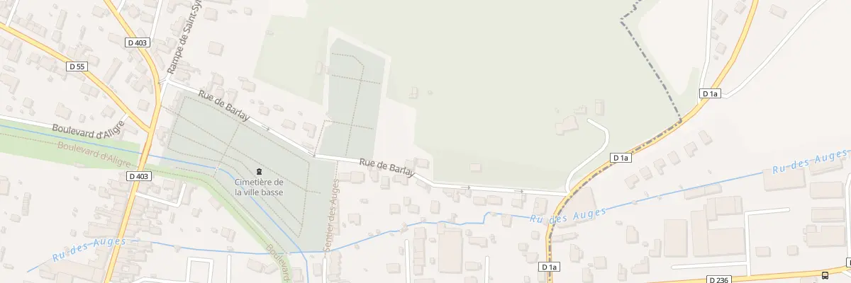 Plan du 23 Rue de Barlay à Provins