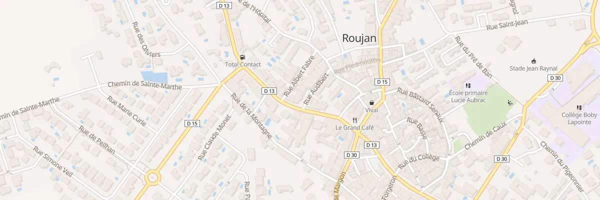 Plan du 15 Av de Cassan à Roujan
