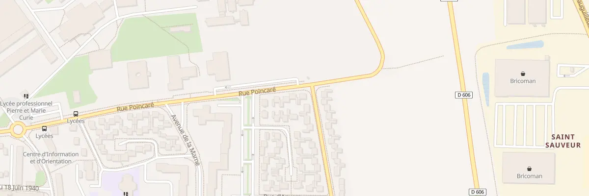 Plan du 76 Rue Poincare à Sens