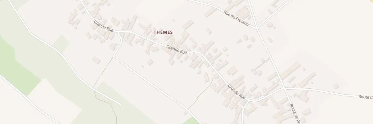 Plan du 29 Gr Grande Rue de Themes à Cézy