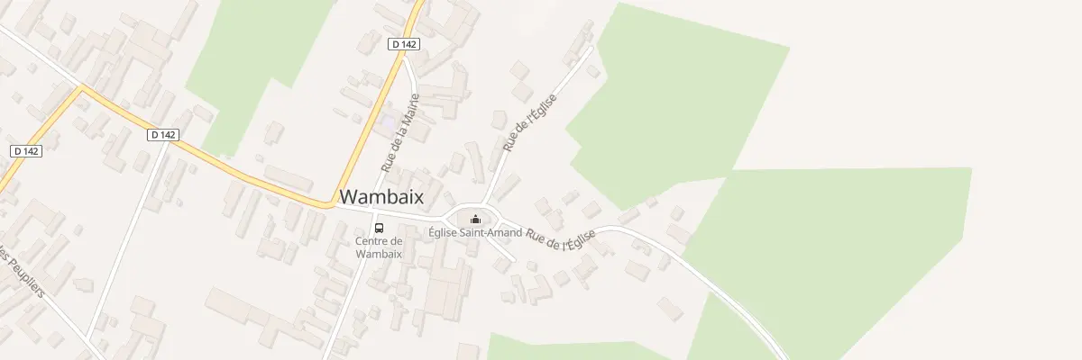 Plan du 15 Rue de l’Eglise à Wambaix