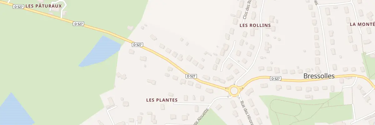 Plan du 12 Rte de la Forêt à Bressolles