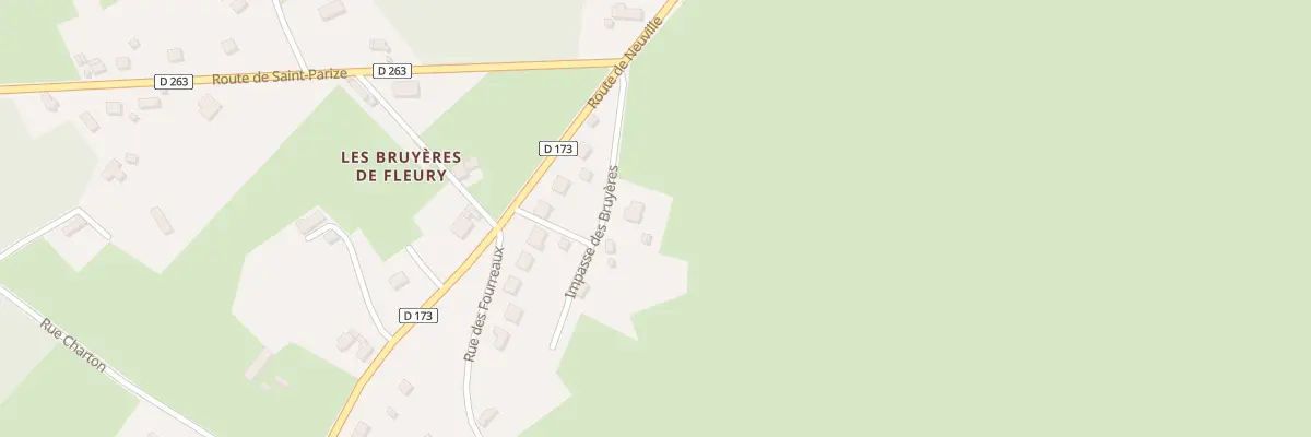 Plan du 2 Imp des Bruyeres à Fleury-sur-Loire
