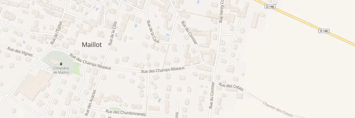 Plan du 21 Rue des Champs Ribeaux à Maillot
