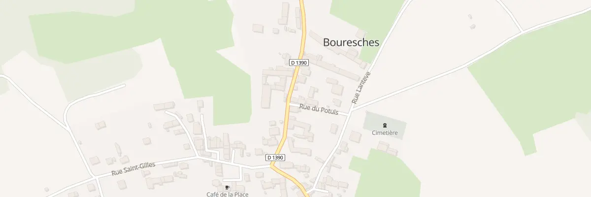 Plan du 2 Rue du Potuis à Bouresches