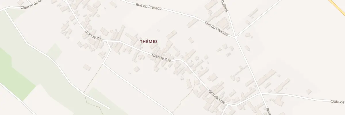 Plan du 36 Gr Grande Rue de Themes à Cézy