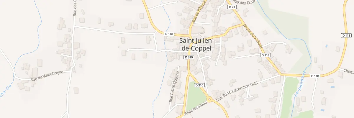 Plan du 5036 Rue du Fournil St Julien à Saint-Julien-de-Coppel