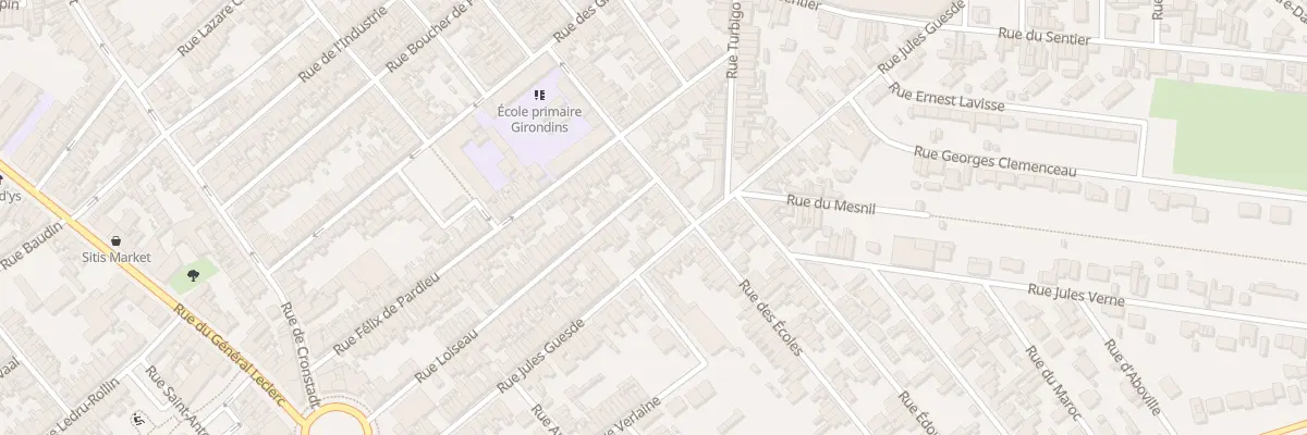 Plan du 12 Rue des Ecoles à Saint-Quentin