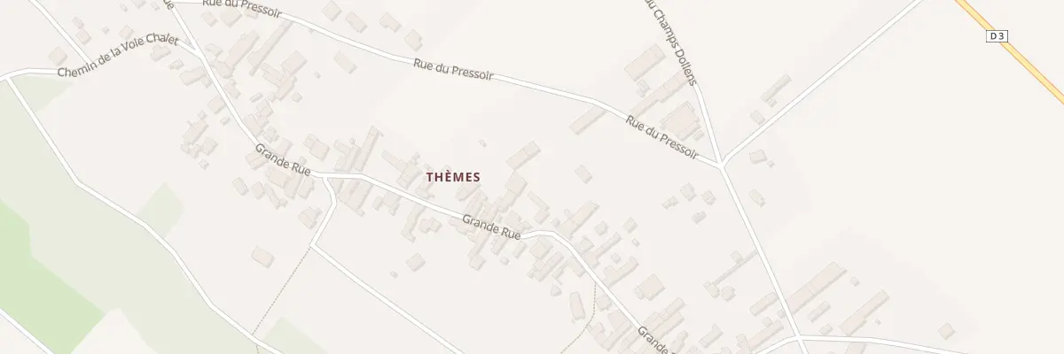 Plan du 34 Gr Grande Rue de Themes à Cézy