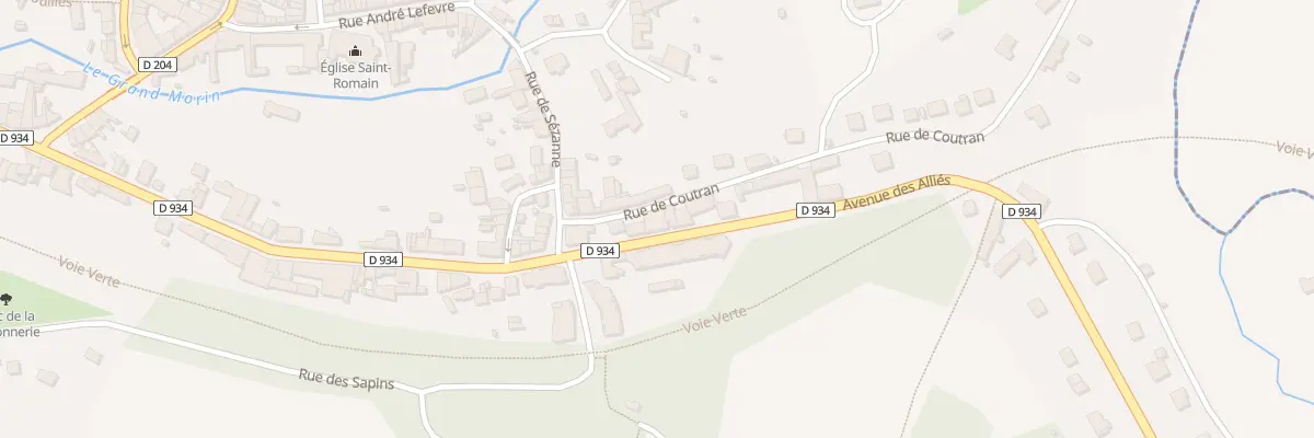 Plan du 4 Rue de Coutran à La Ferté-Gaucher