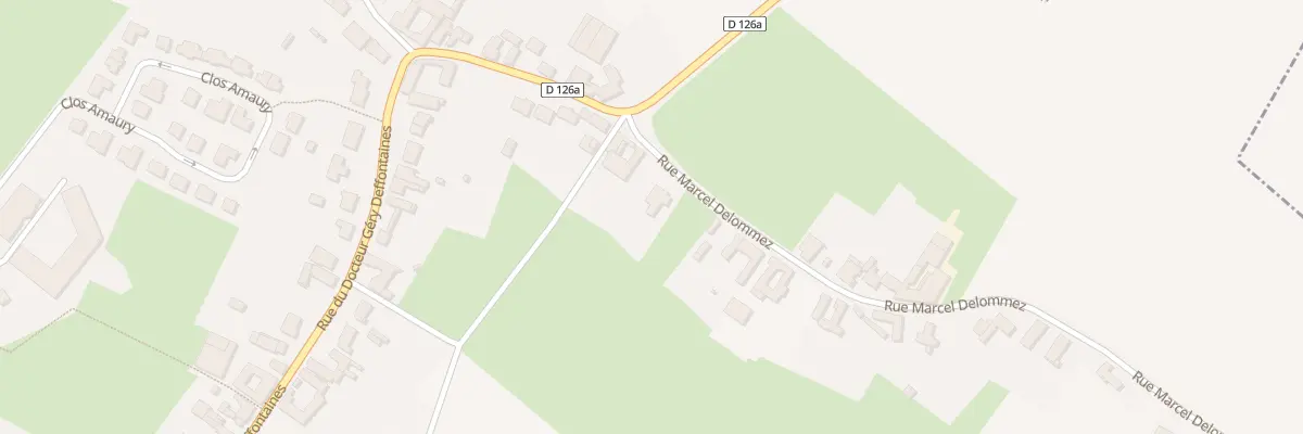 Plan du 50 Rue Marcel Delommez à Landas
