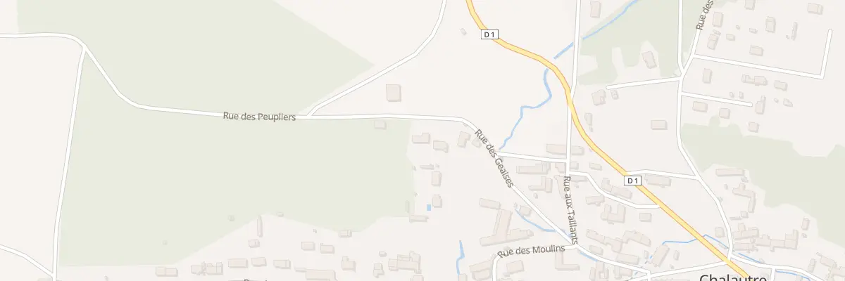 Plan du 205 Rue des Geaises à Chalautre-la-Petite
