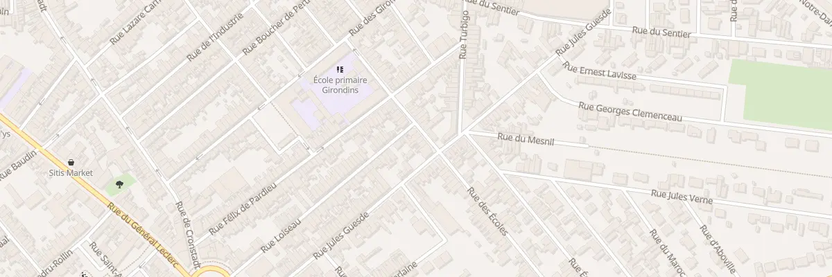 Plan du 10 Rue des Ecoles à Saint-Quentin