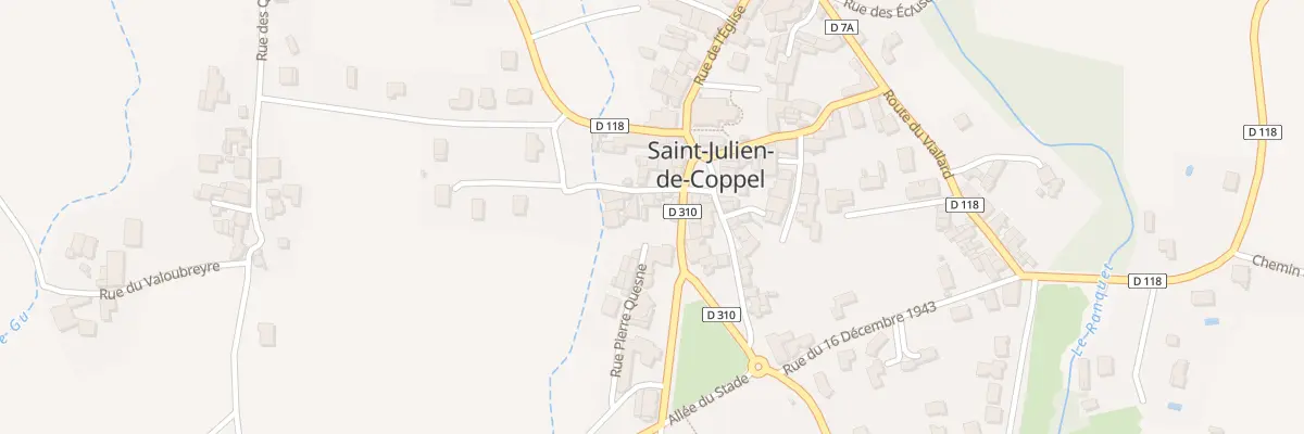 Plan du 5028 St Julien de Coppel Le Bou à Saint-Julien-de-Coppel