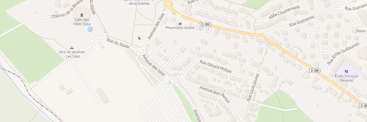 Plan du 7 Rue Gerard Philippe à Avermes