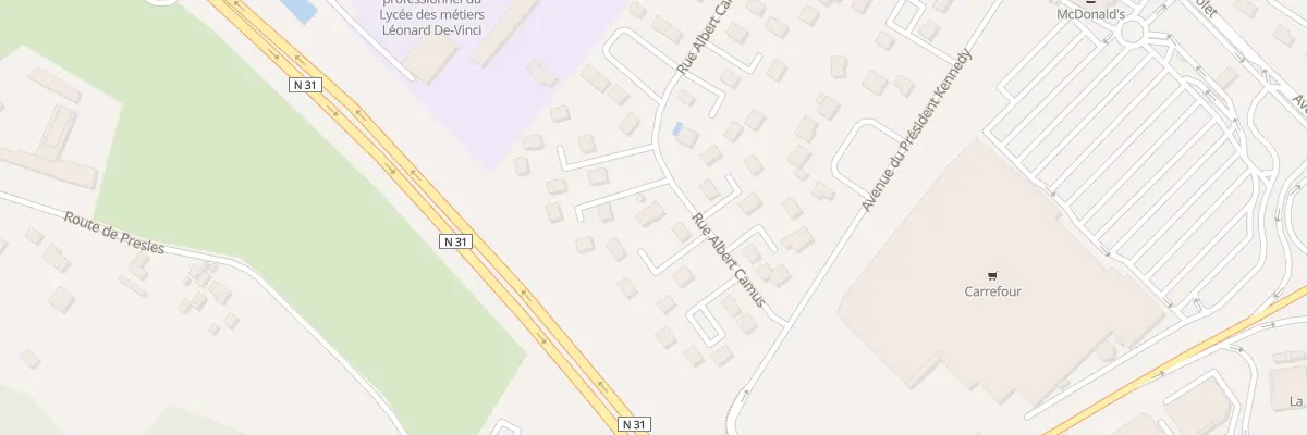 Plan du 19 Rue Albert Camus à Soissons