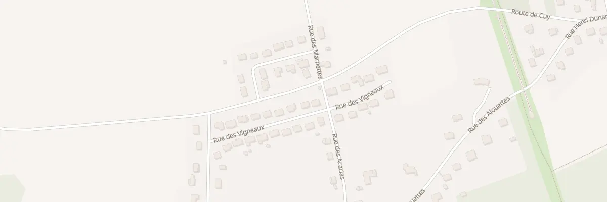 Plan du 15 Rue des Vigneaux à Soucy