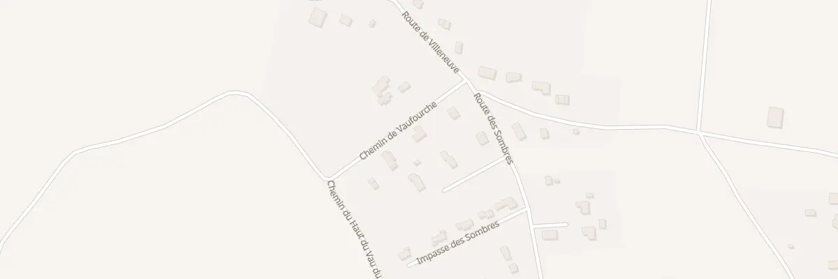 Plan du 3 Che de Vaufourche à Villeneuve-sur-Yonne