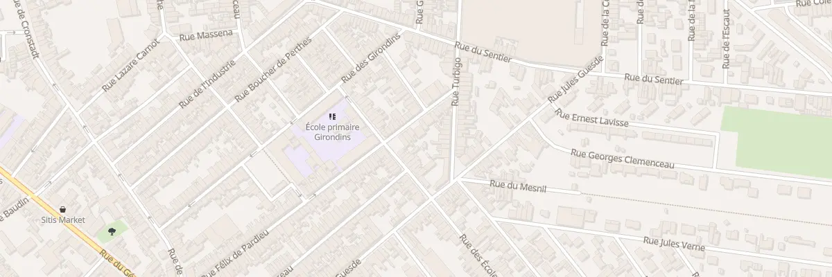Plan du 104 Rue Félix de Pardieu à Saint-Quentin